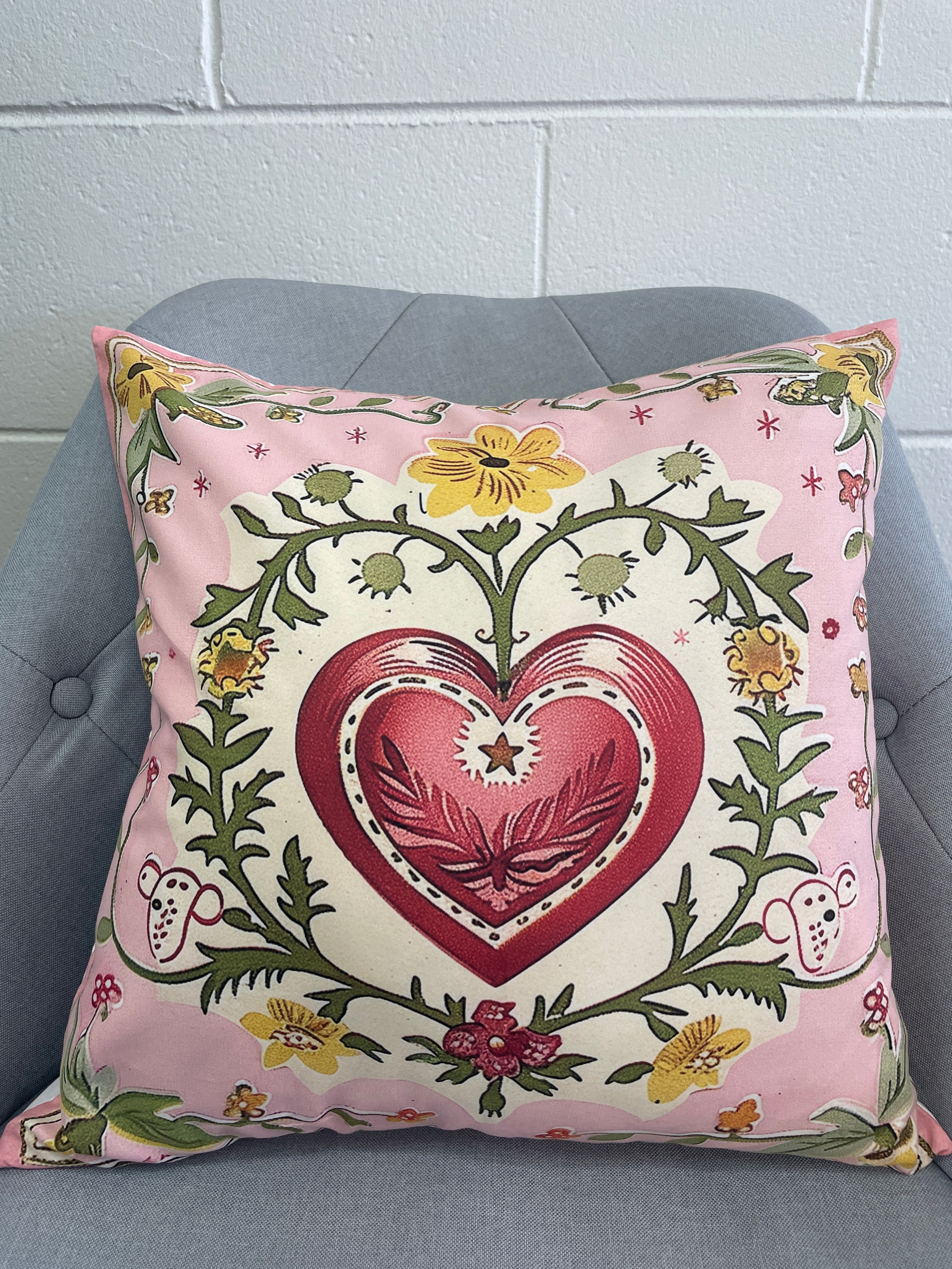 Thorned Heart Pillow