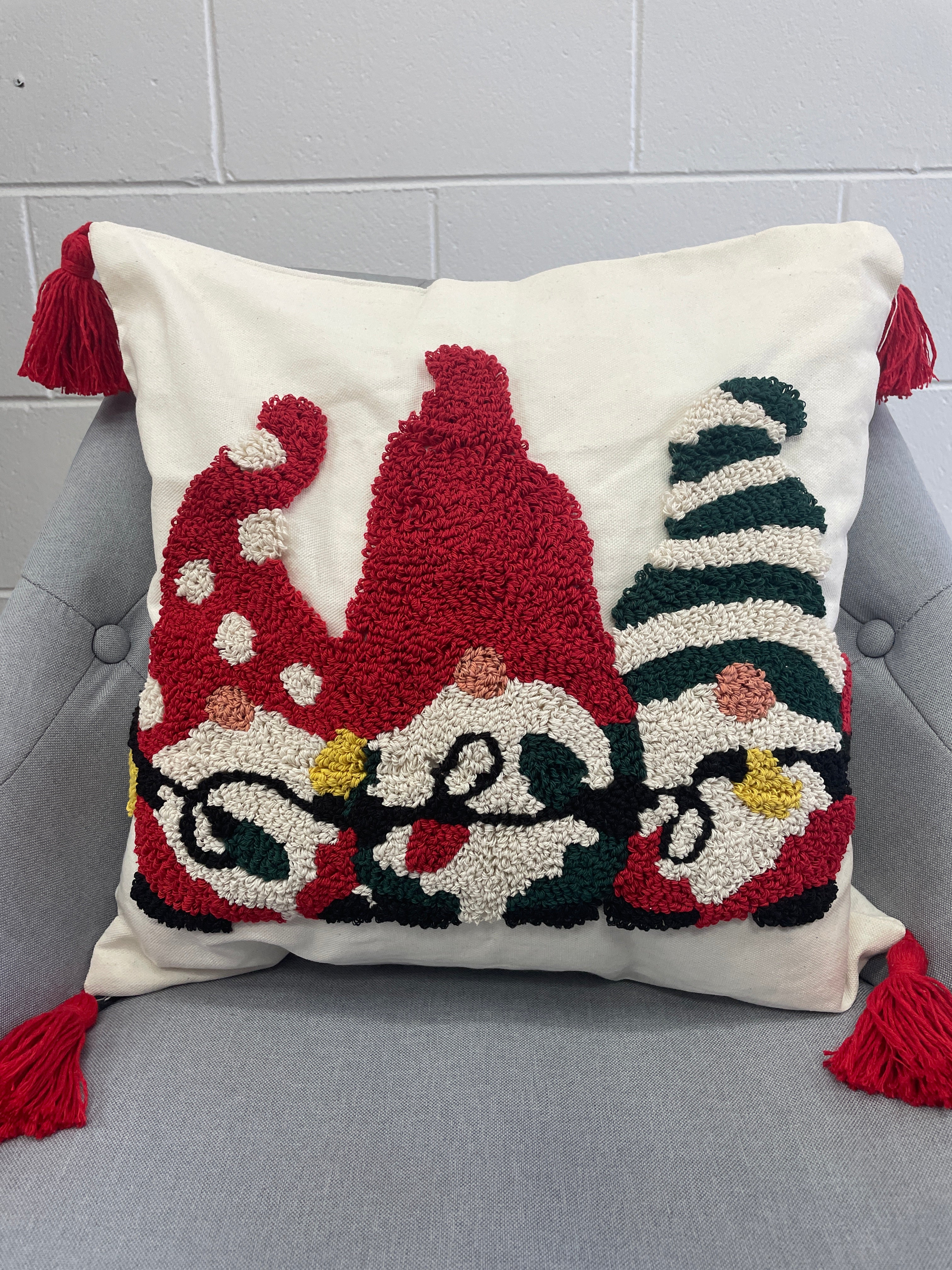 Gnomes With Lights Pillow