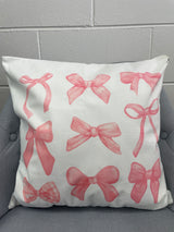 Pink Baby Bow Pillow