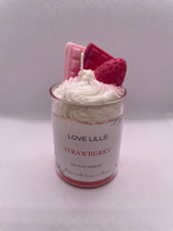 Lovelills Strawberry Candle 75 Grams