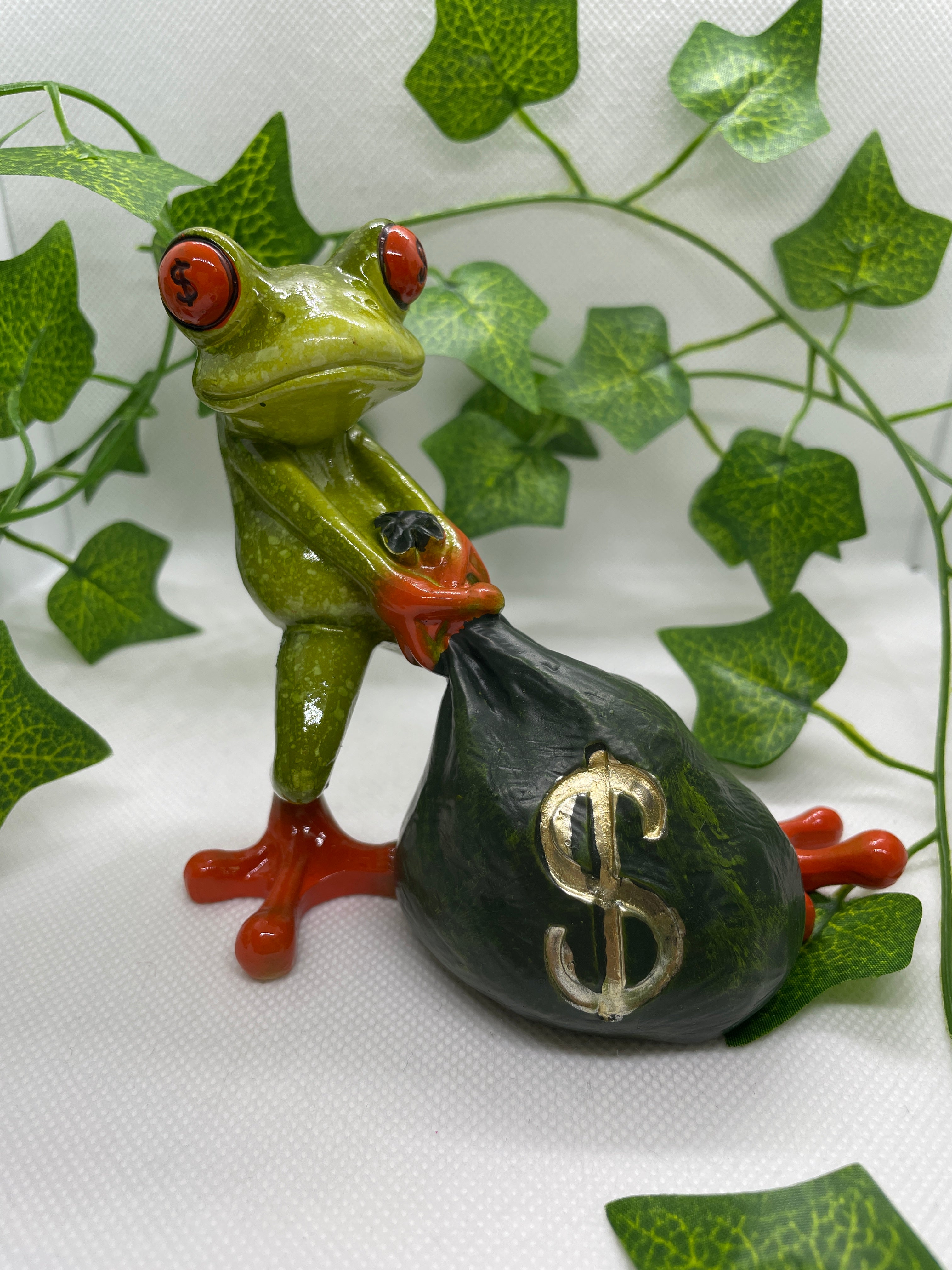 Money Bags Frog Ornament