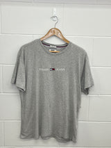 Tommy Jeans Grey T-Shirt Medium