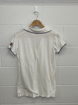 Napapjiri Expedition White collared T-Shirt Medium