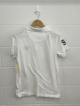 Harmont & Blaine White Collared T-Shirt Medium