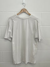 Nike Plain White T-Shirt Large