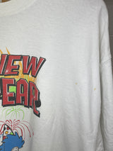 Las Vegas 2004 New Year White T-Shirt XL