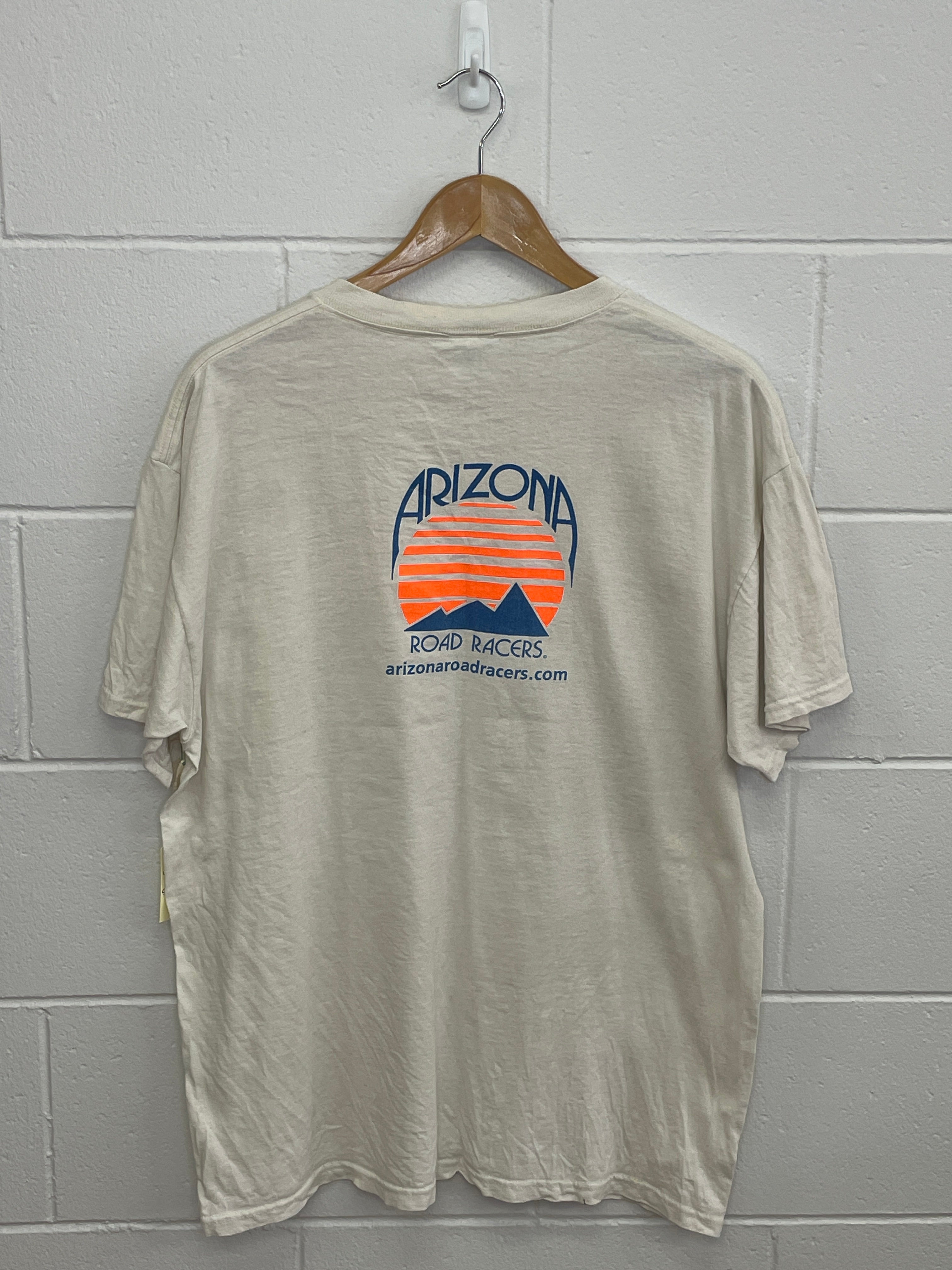 Arizona Trail Run Cream T-Shirt Large