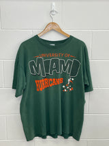 University Of Miami Green T-Shirt XL