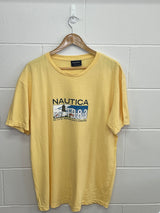 Nautica Yellow T-Shirt Large