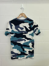 Nike Blue Camo T-Shirt Small