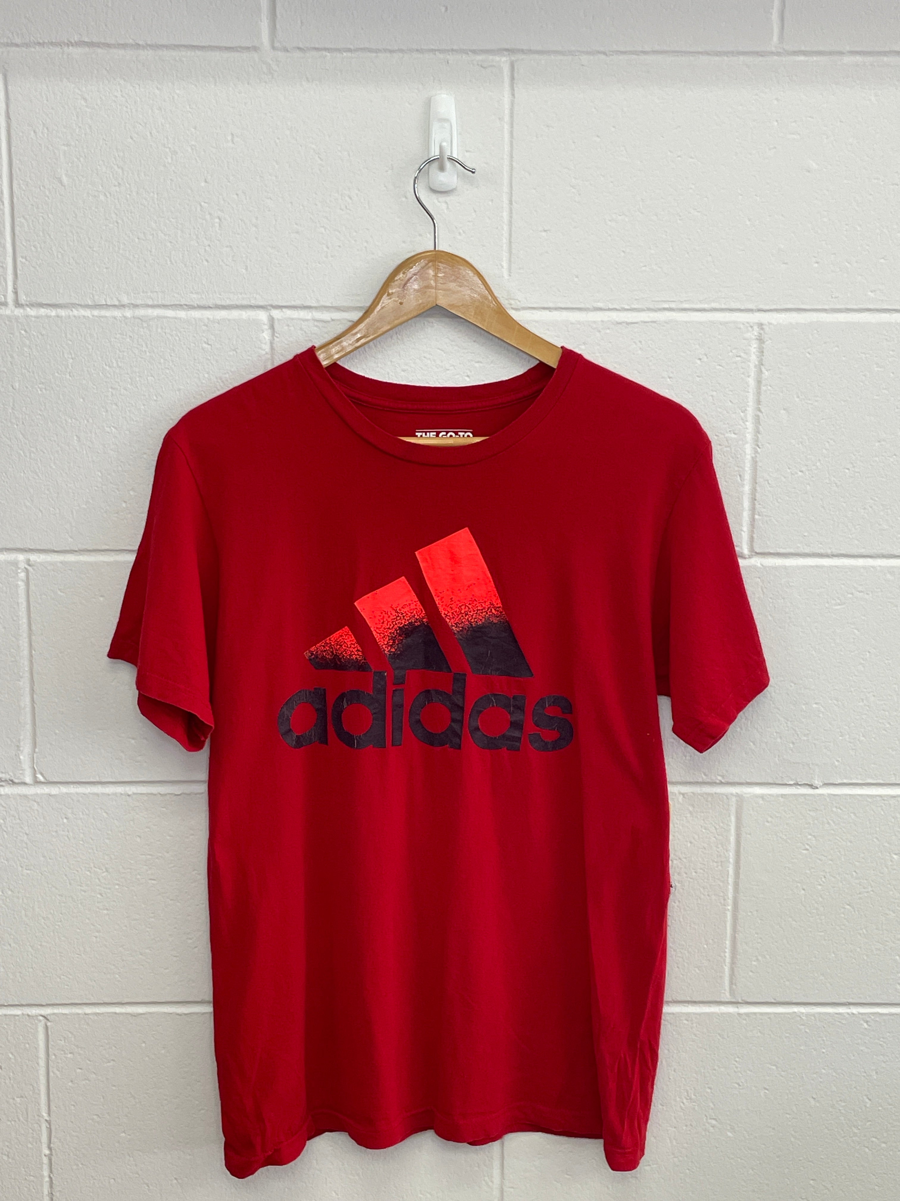 Adidas Red T-Shirt Medium