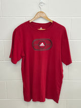 Adidas Red Logo T-Shirt XL