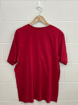 Adidas Red Logo T-Shirt XL