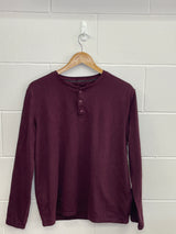 Boston traders Burgandy Long-Sleeve Medium