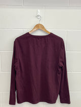 Boston traders Burgandy Long-Sleeve Medium