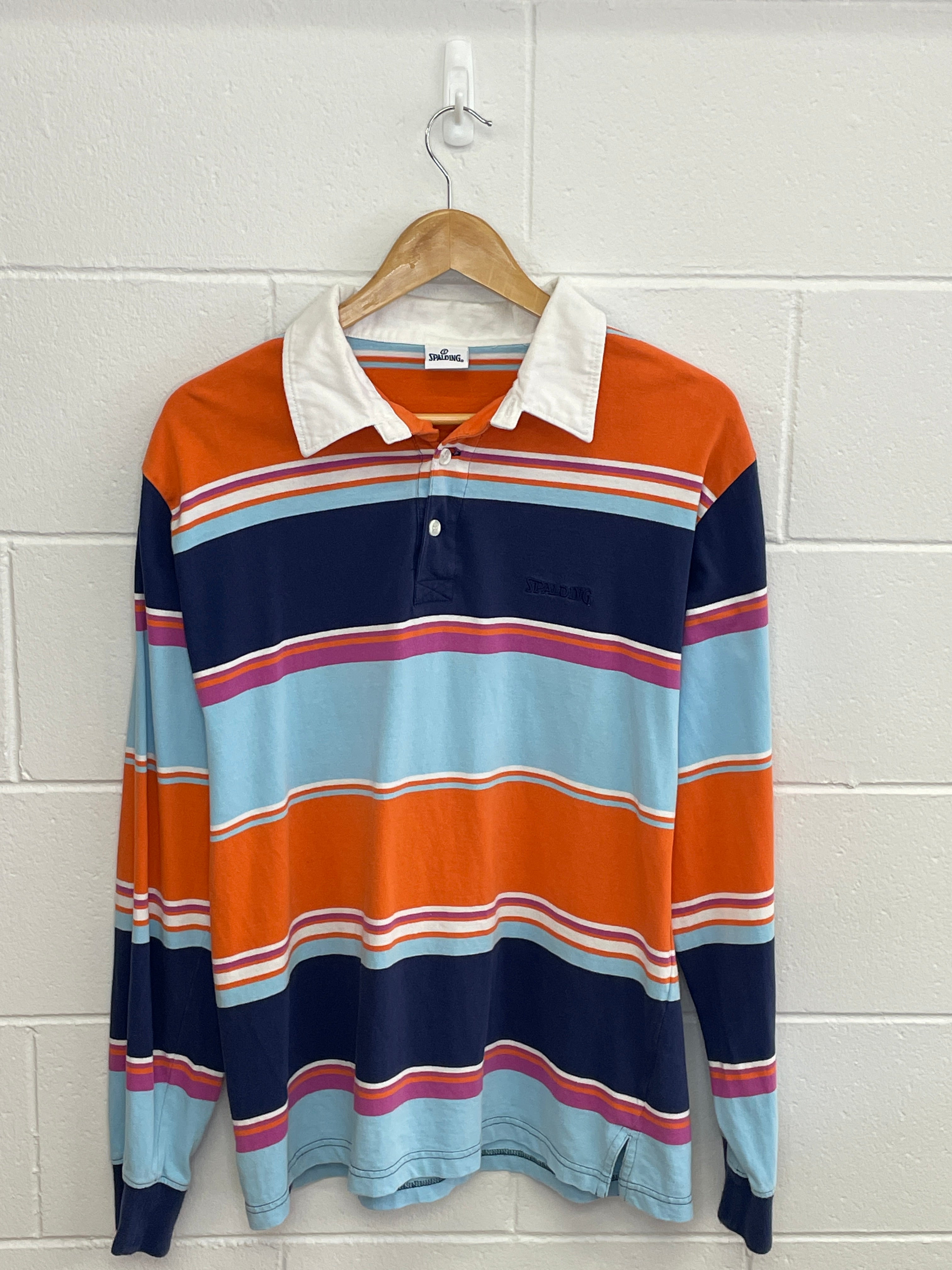 Spalding Striped Long-Sleeve XL