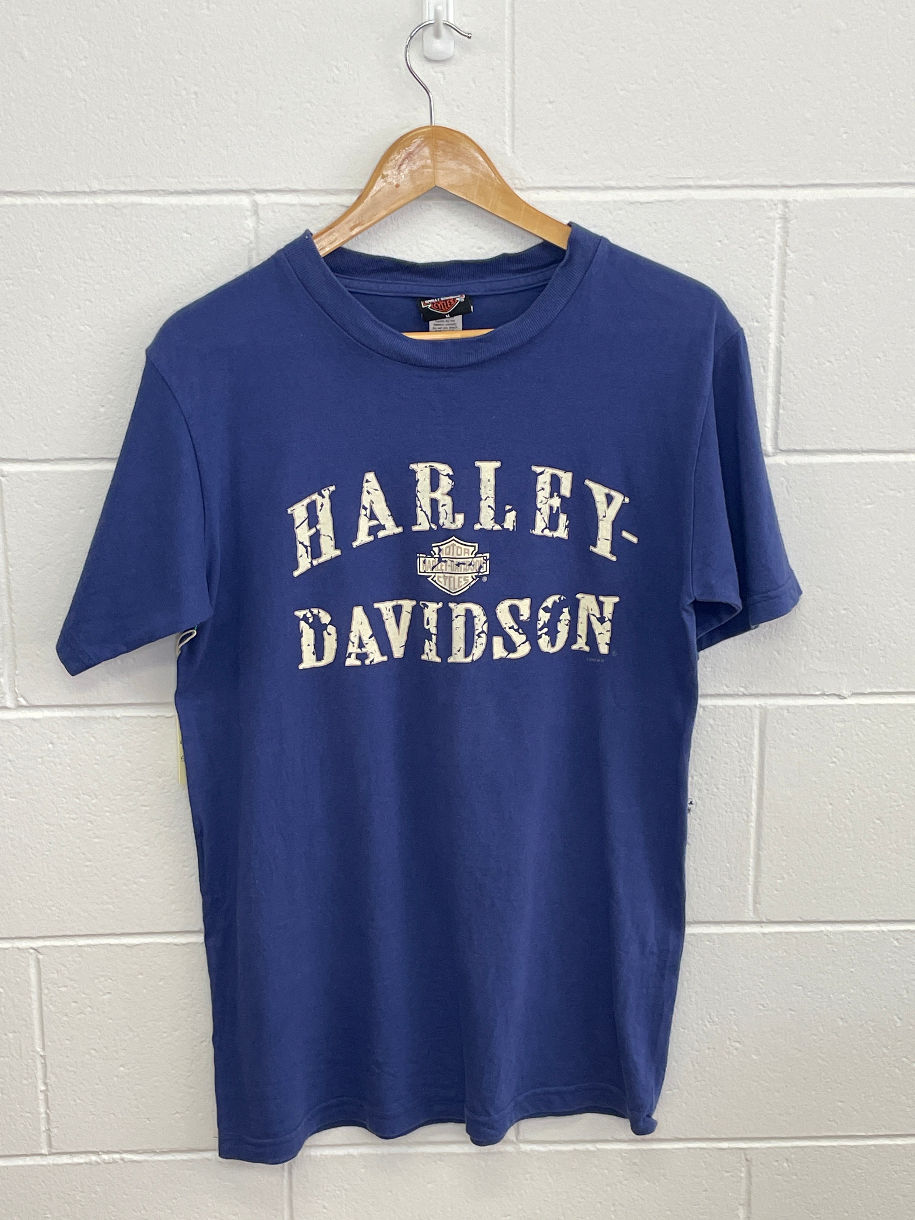 Harley Davidson Blue T-Shirt Medium