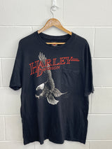 Harley Davidson Staten Island Black T-Shirt XL