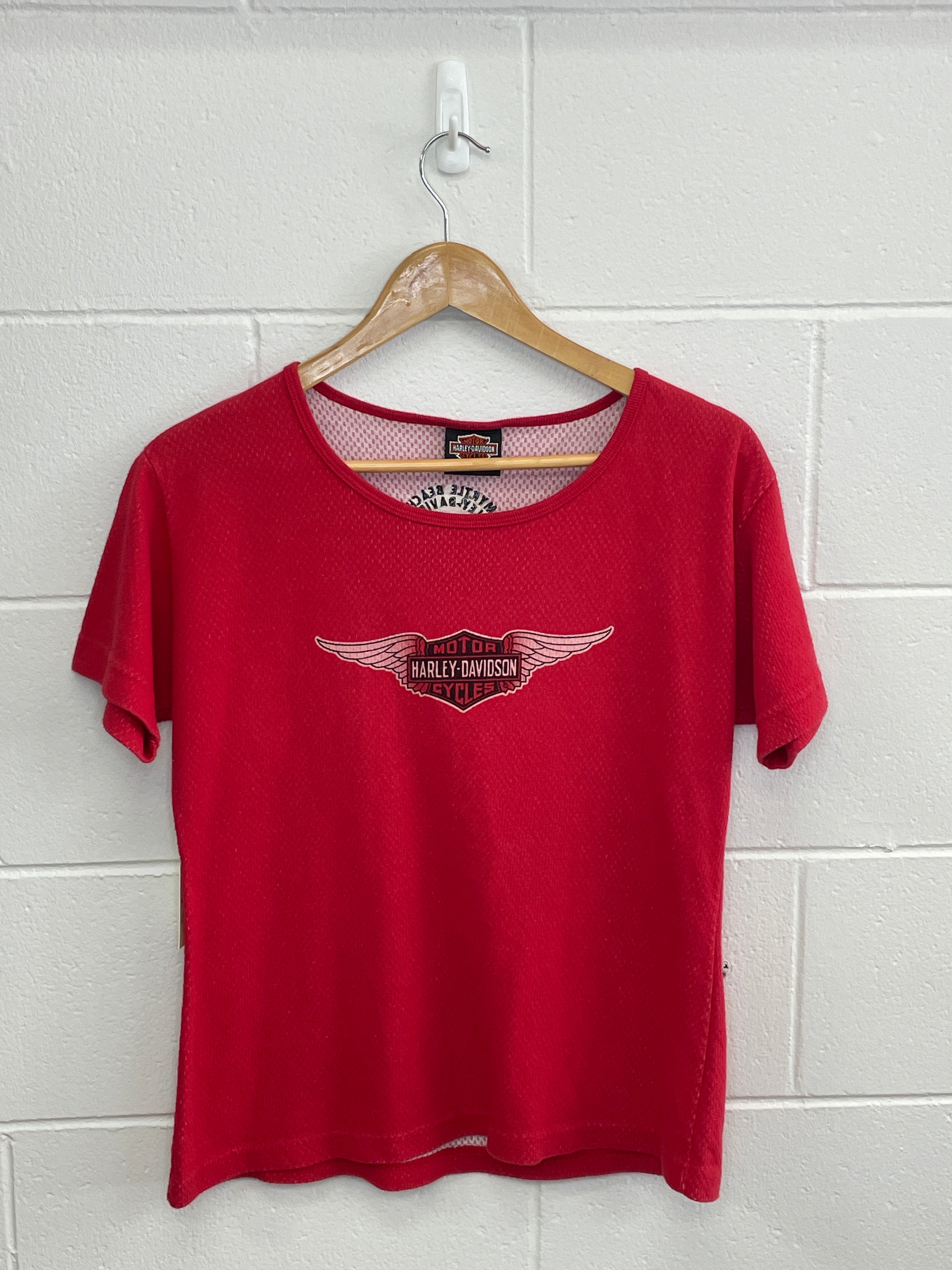 Harley Davidson Ladies South Carolina Red T-Shirt Large