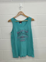 Harley Davidson Ladies Blue Tank Medium