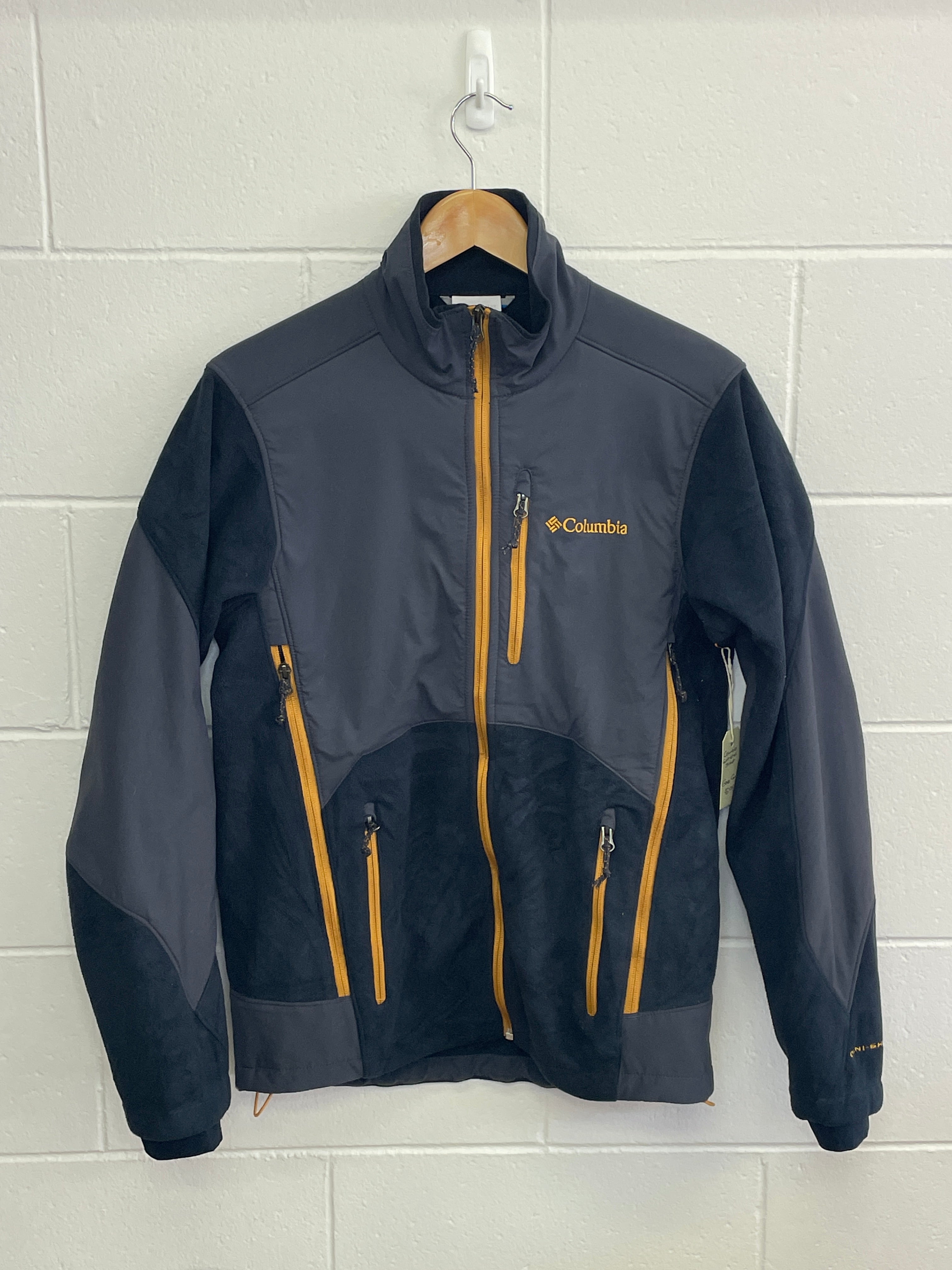 Columbia Navy Soft Shell Jacket Small