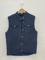 Levi's Navy Puffer Vest Large