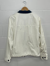 Nautica White & Navy Shell Jacket Large