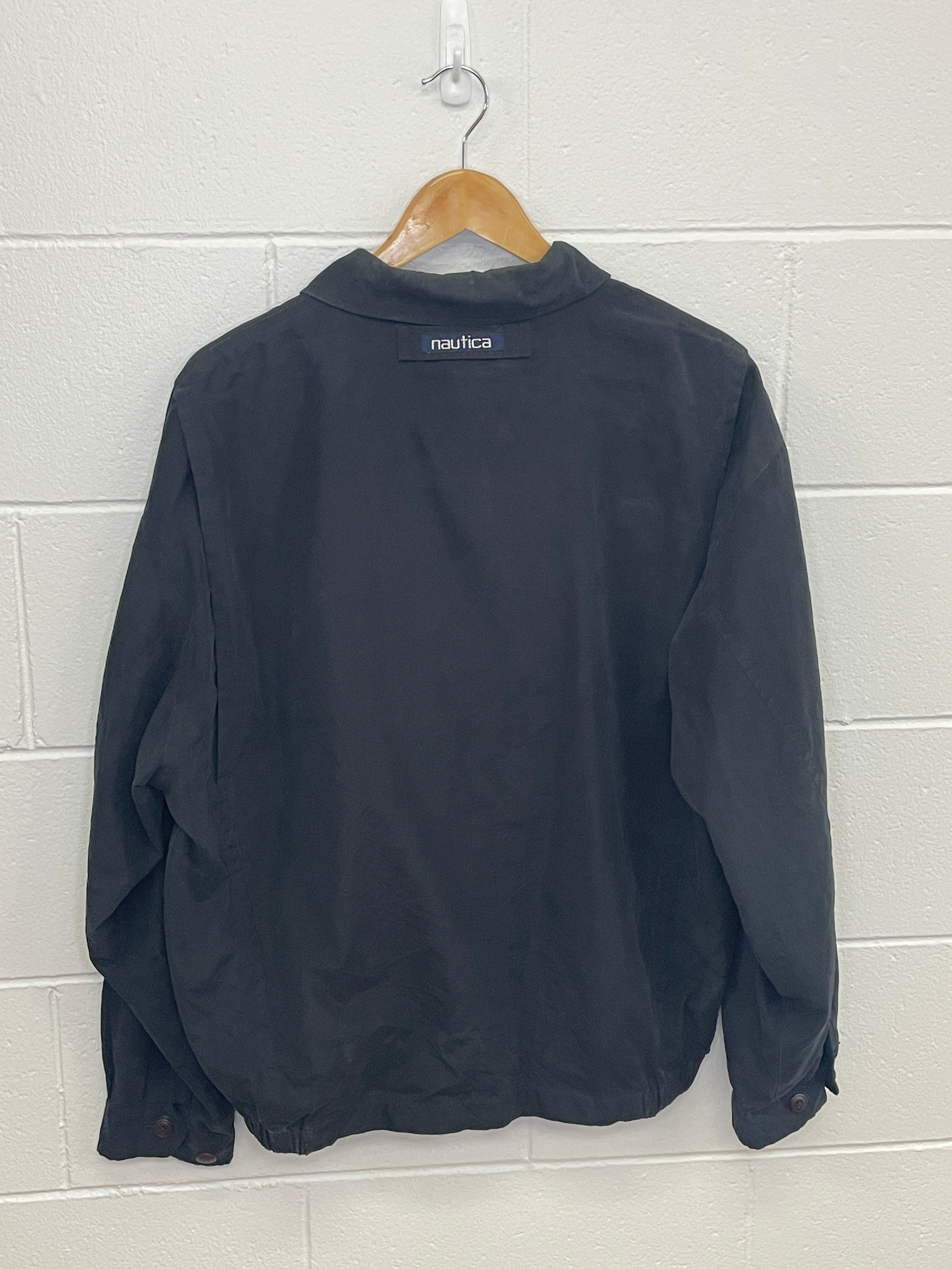 Nautica Black Shell Jacket Medium