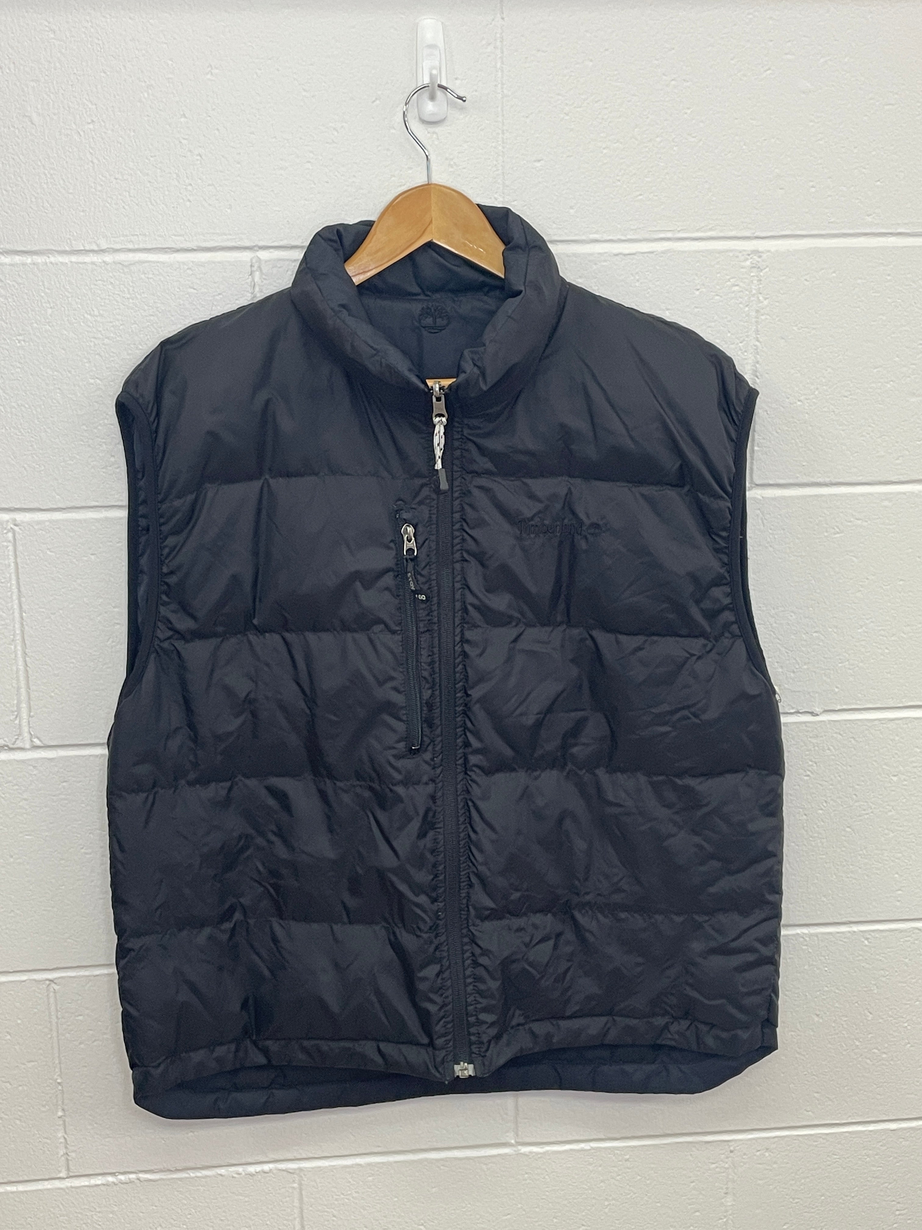 Timberland Black Puffer Vest XL