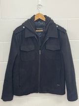 Guess Heavy Wool Double Jacket Large