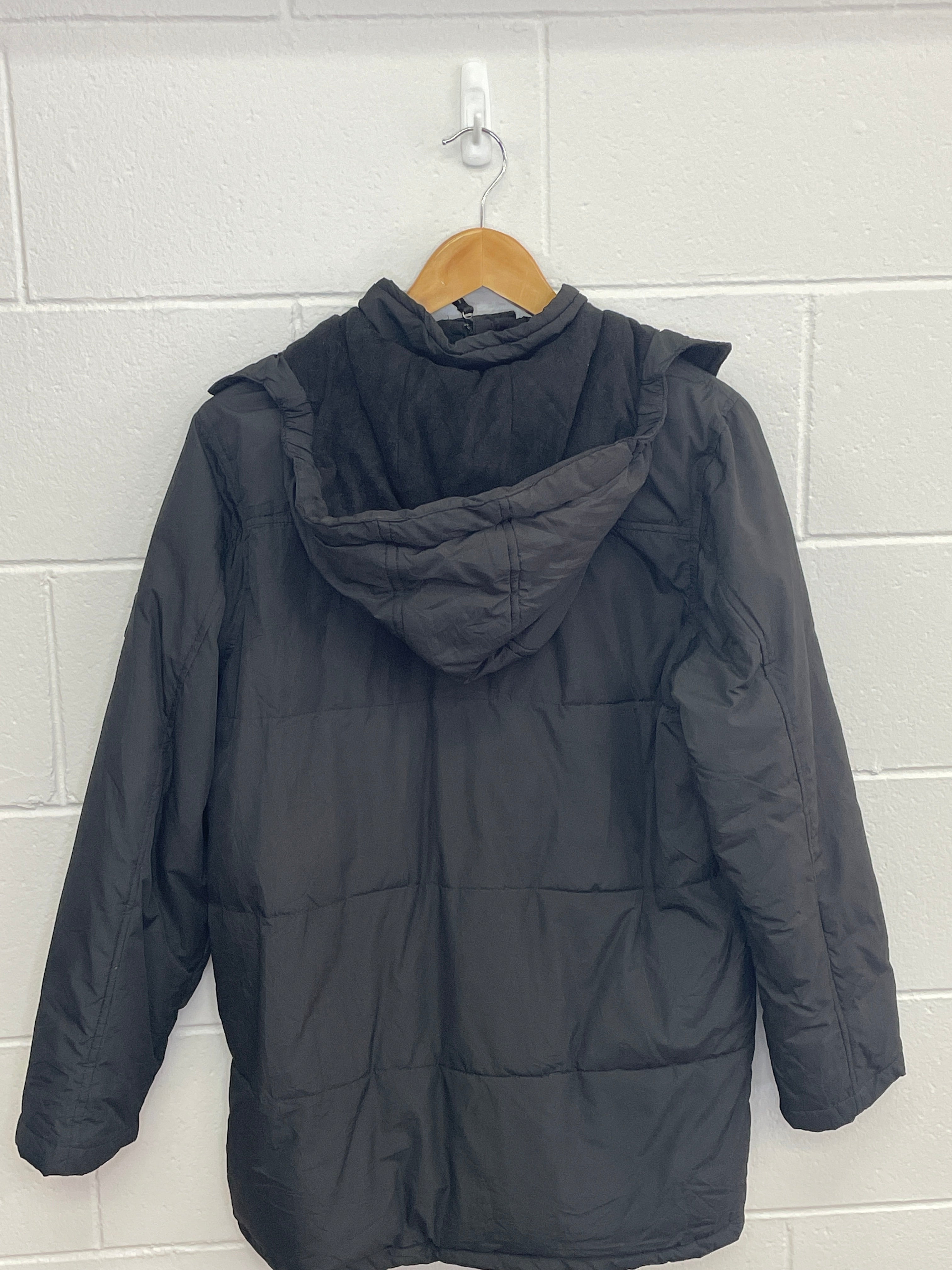 Nautica Black Puffer Jacket Large