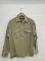 Nautica Tan Workers Shirt Medium