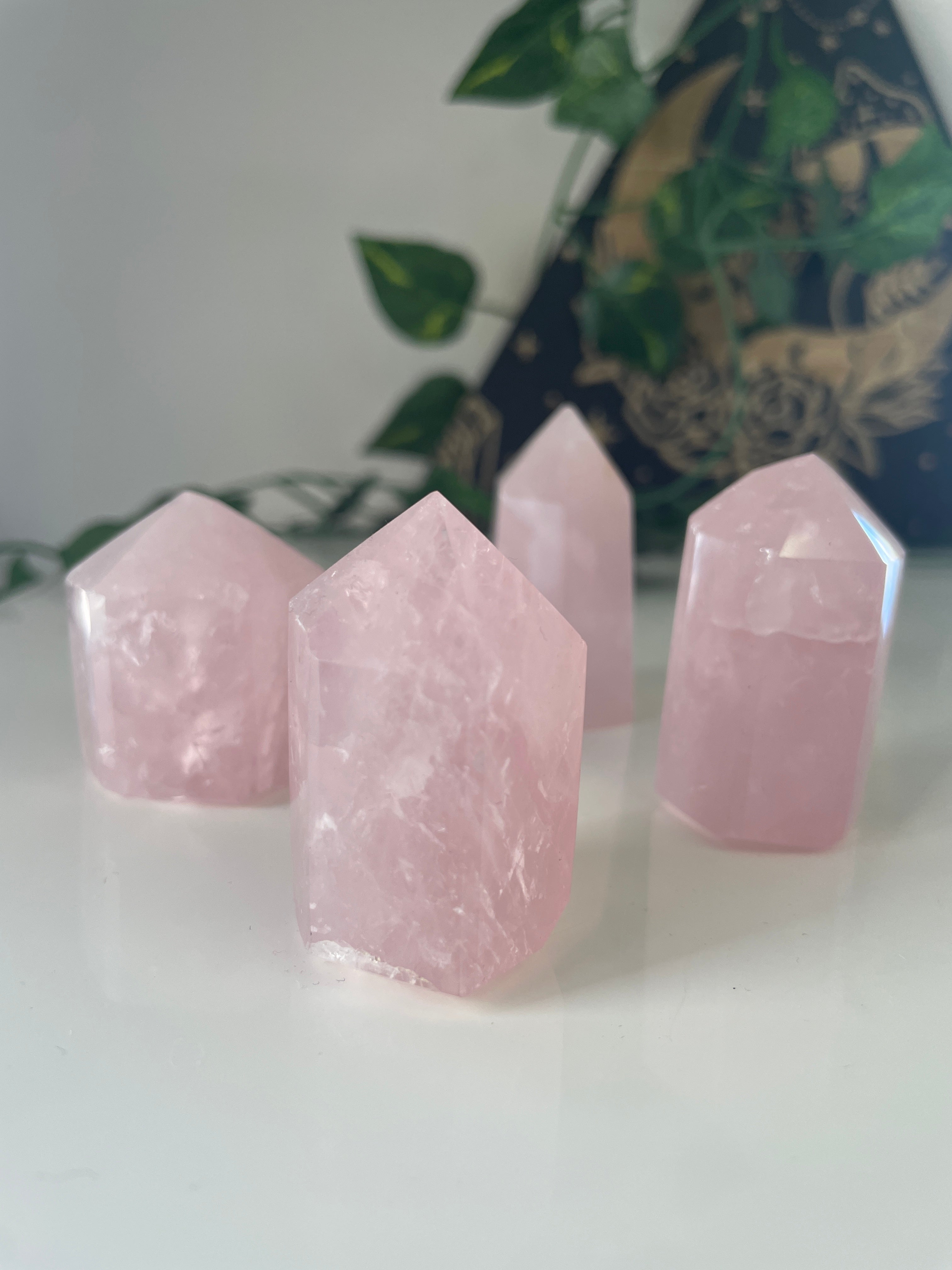 Rose Quartz Short Polished Point