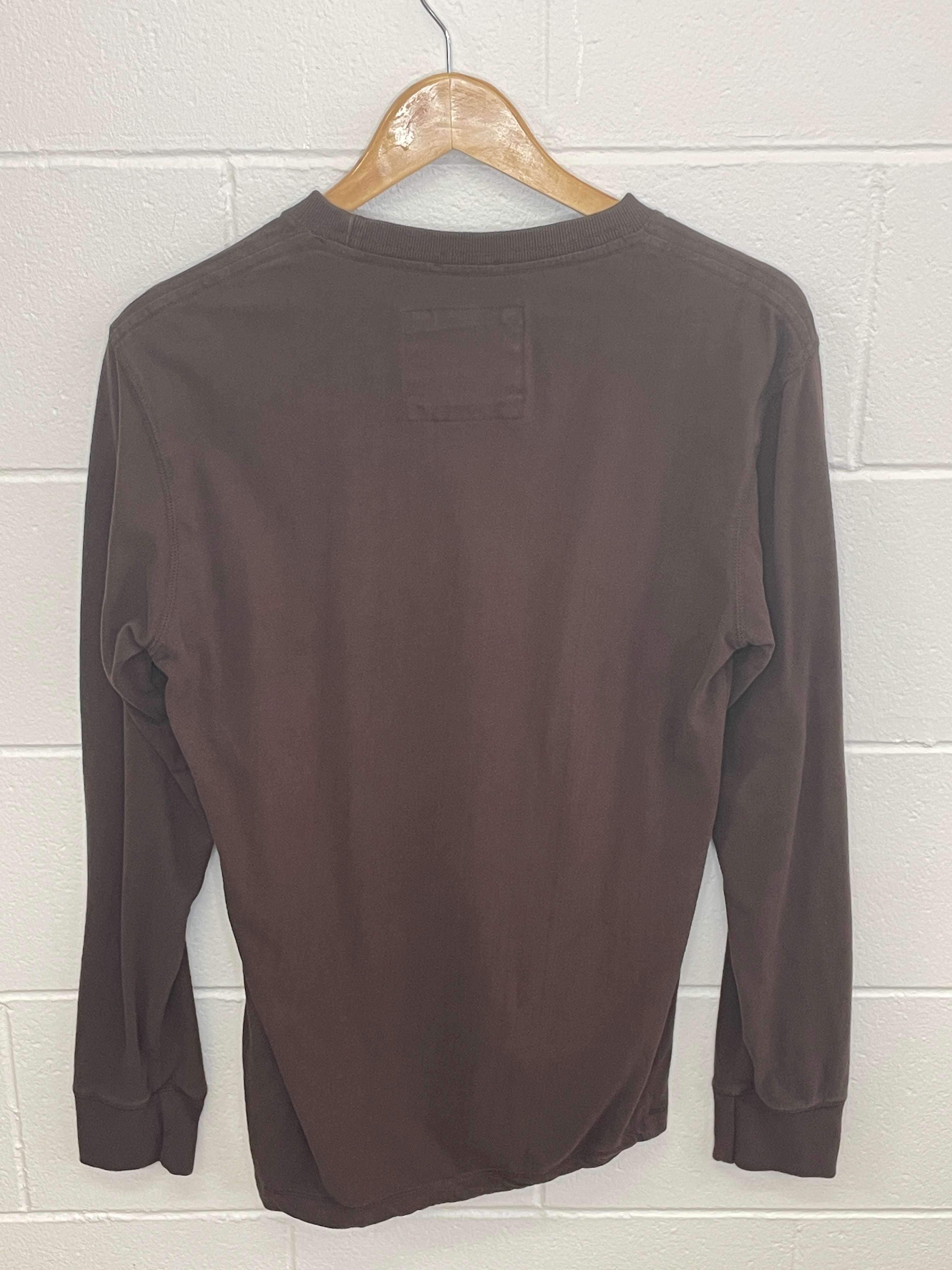 Abercrombie & Fitch Brown Long-Sleeve Medium