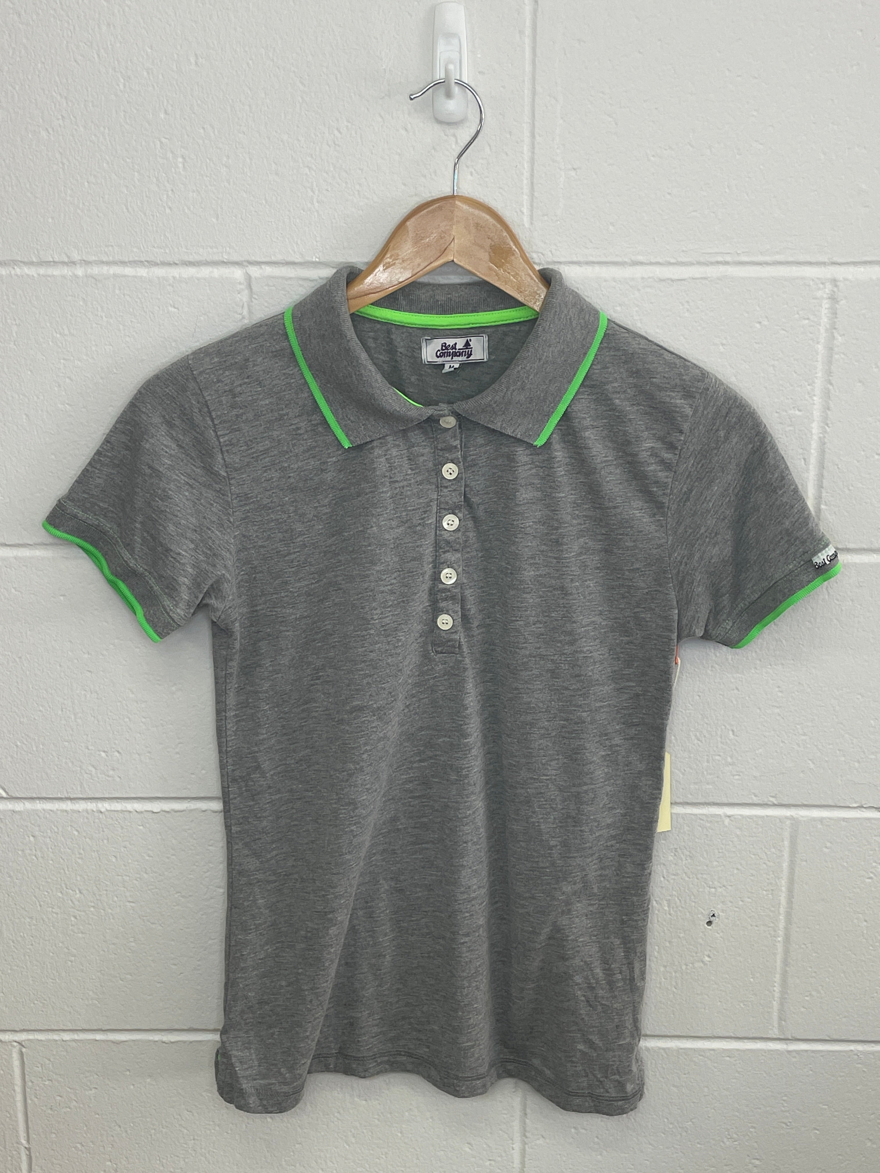 Best Company Grey Polo T-Shirt Medium