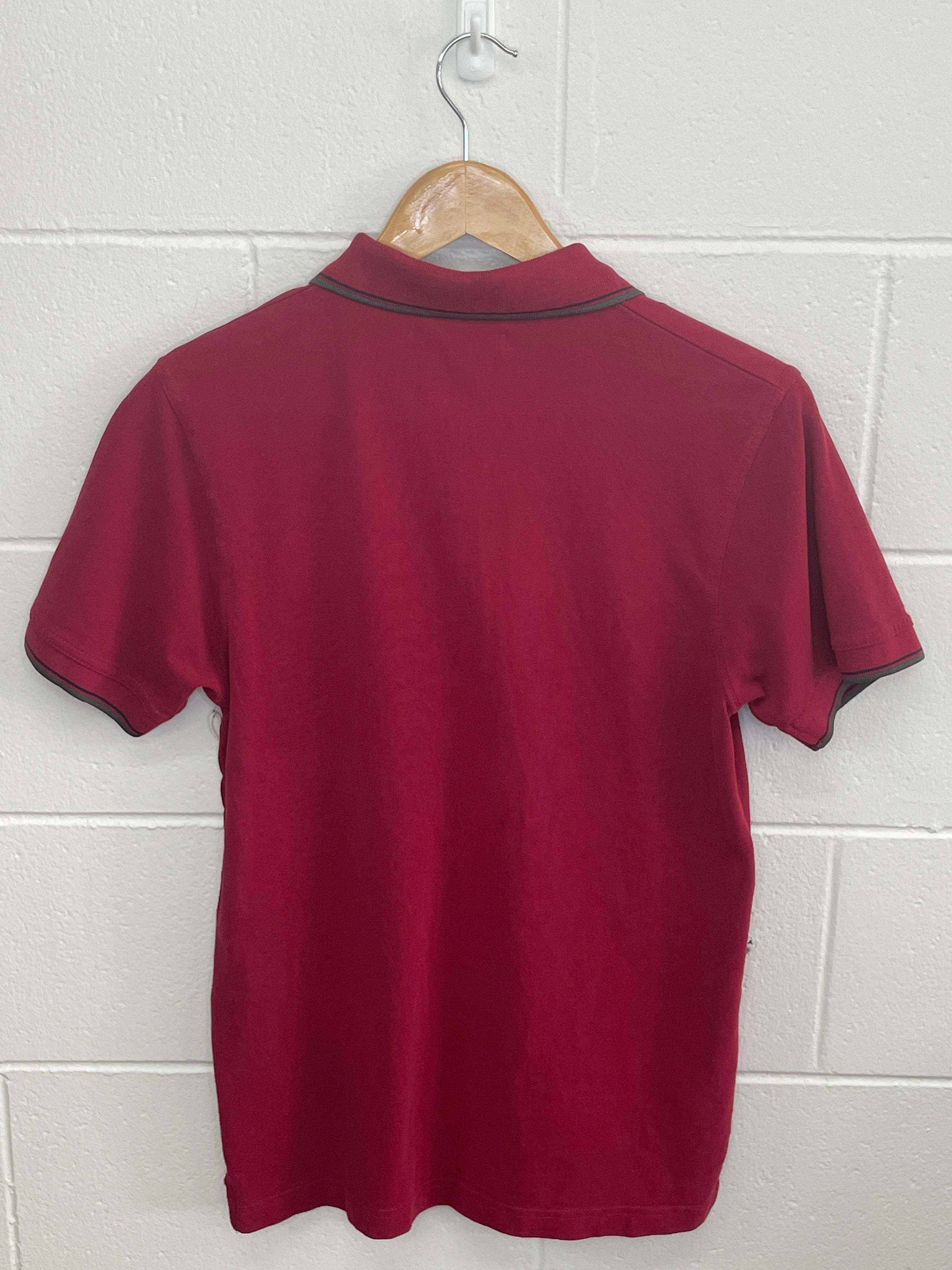 Renato Balestra Maroon Polo T-Shirt Medium