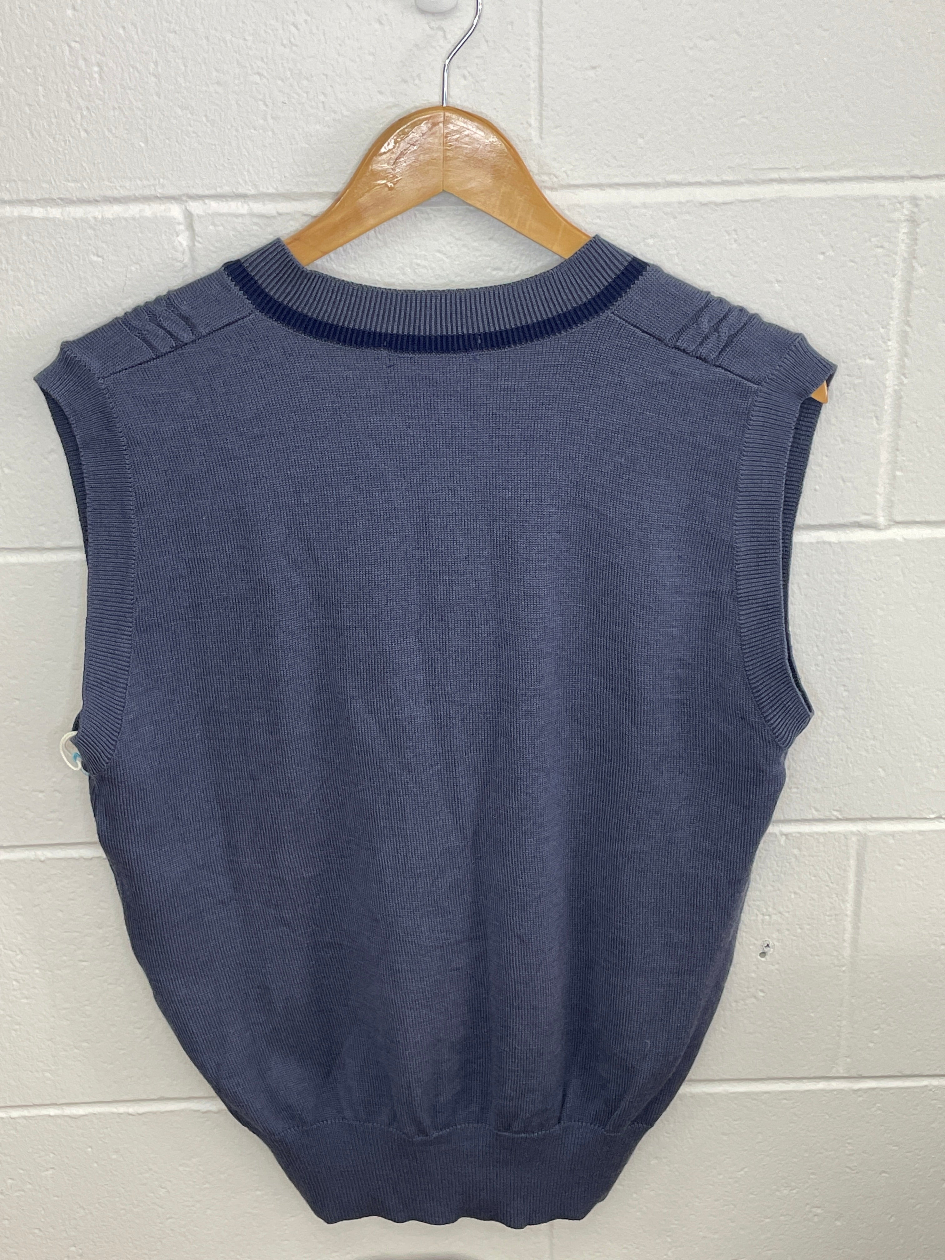 Blue Cable Vest Large