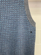 Joseph Abboud Blue & Grey Vest Medium