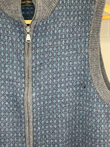 Joseph Abboud Blue & Grey Vest Medium