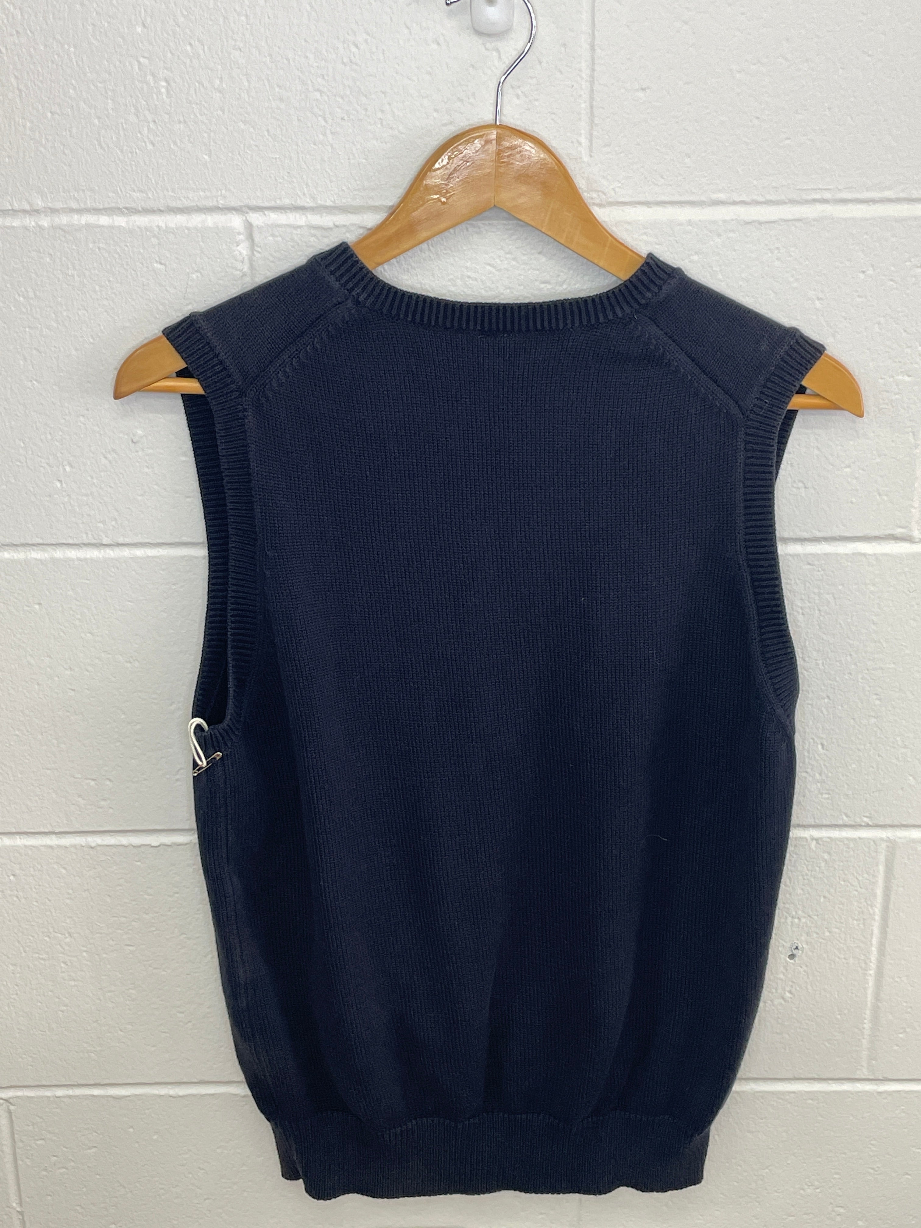 Plain Navy Vest Medium