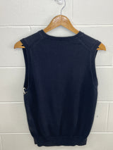 Plain Navy Vest Medium