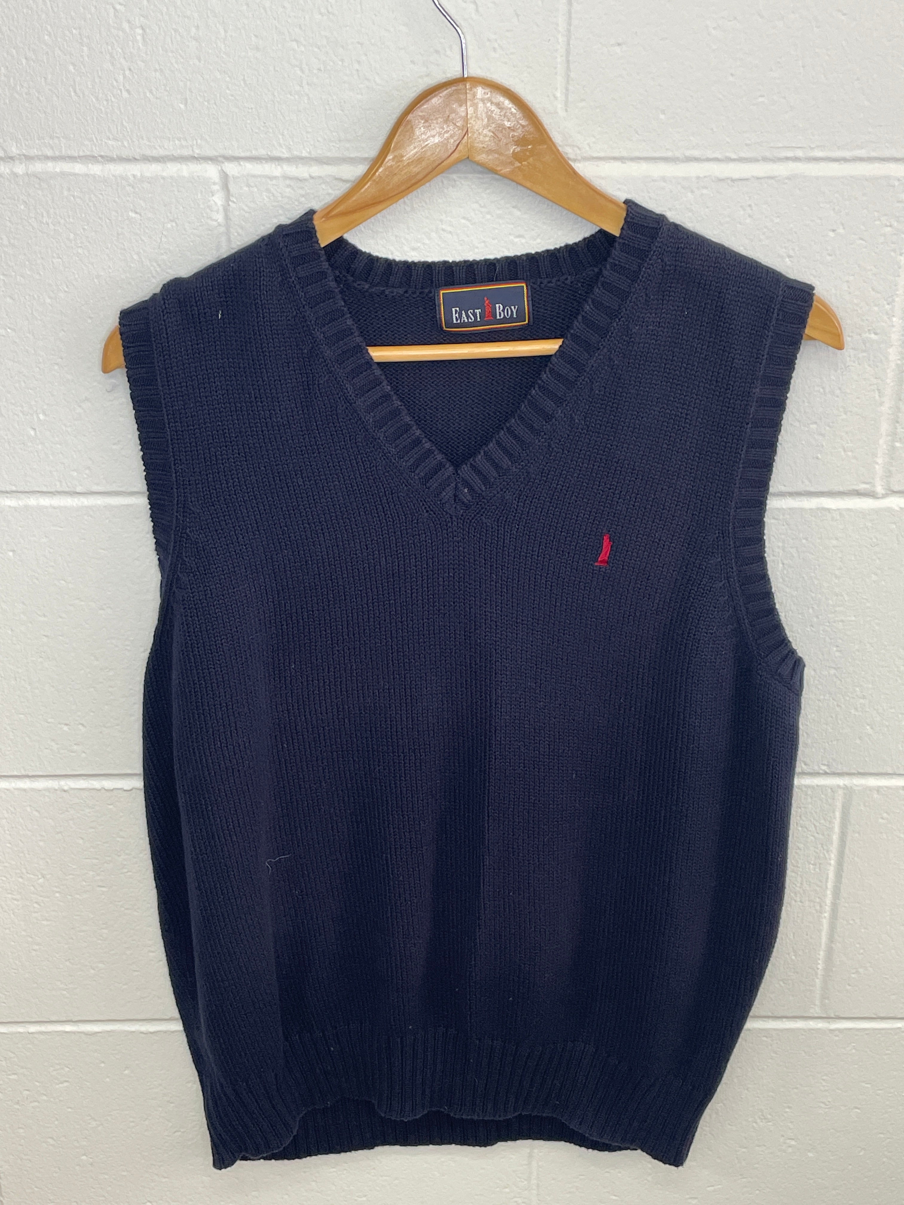 East Boy Navy Vest Large