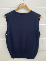 East Boy Navy Vest Large