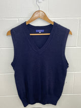 Varsity Mate Navy Vest Large