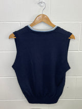 Hiromichi Nakano Navy Vest Small