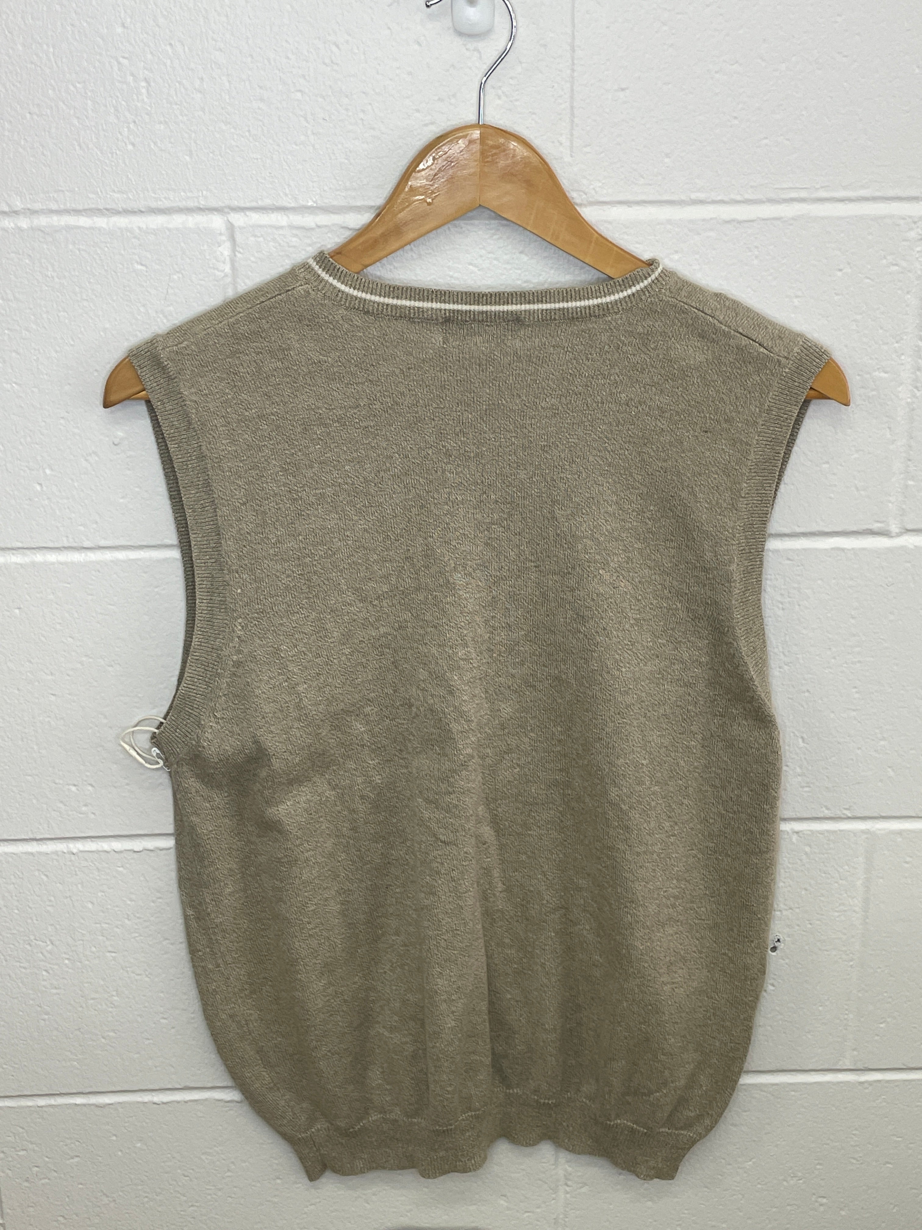 Plain Beige Vest Large