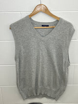 Light Grey Plain Vest Large