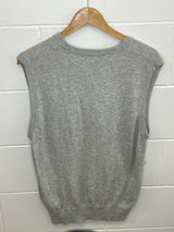 Light Grey Plain Vest Large