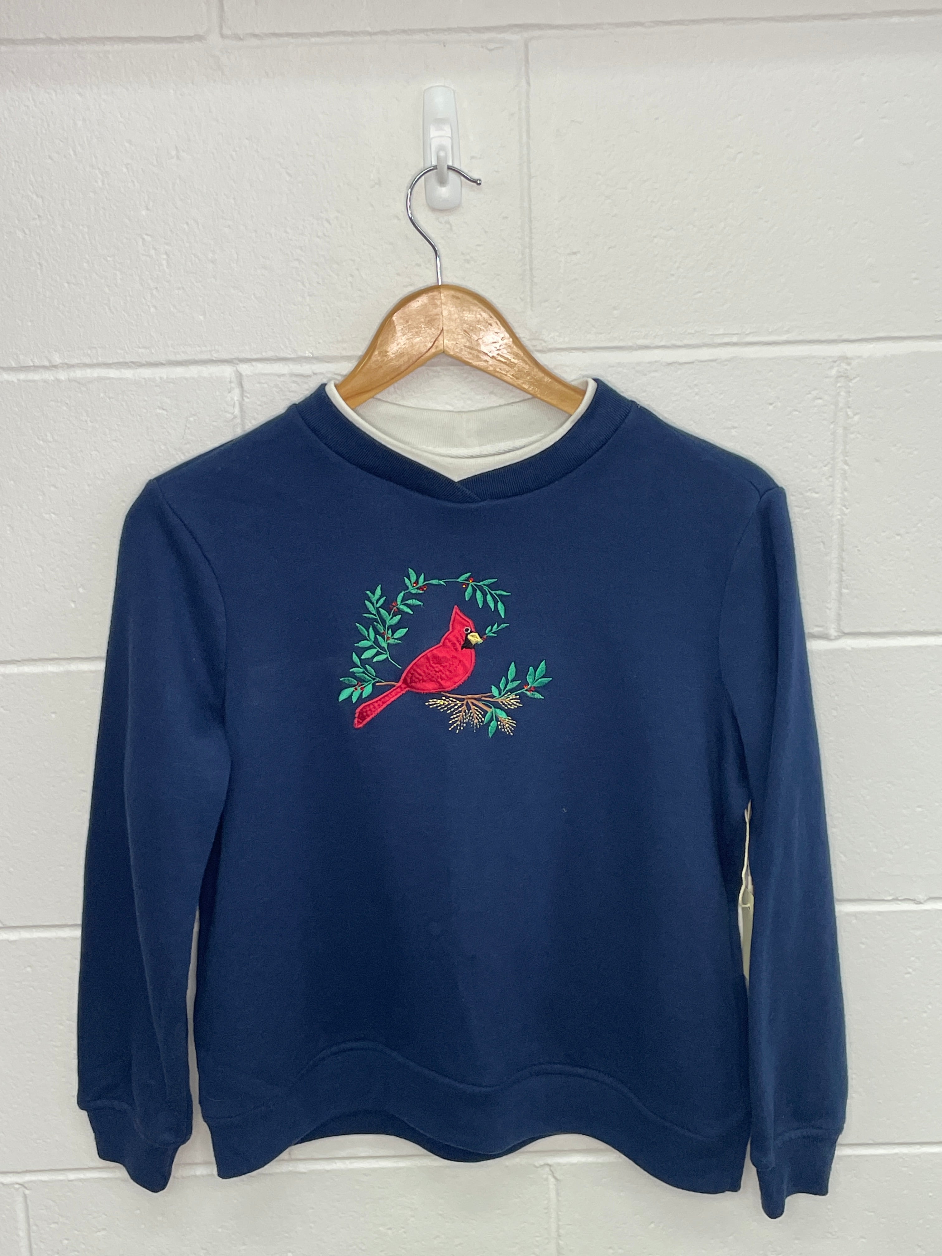 Navy Bird Crewneck Small