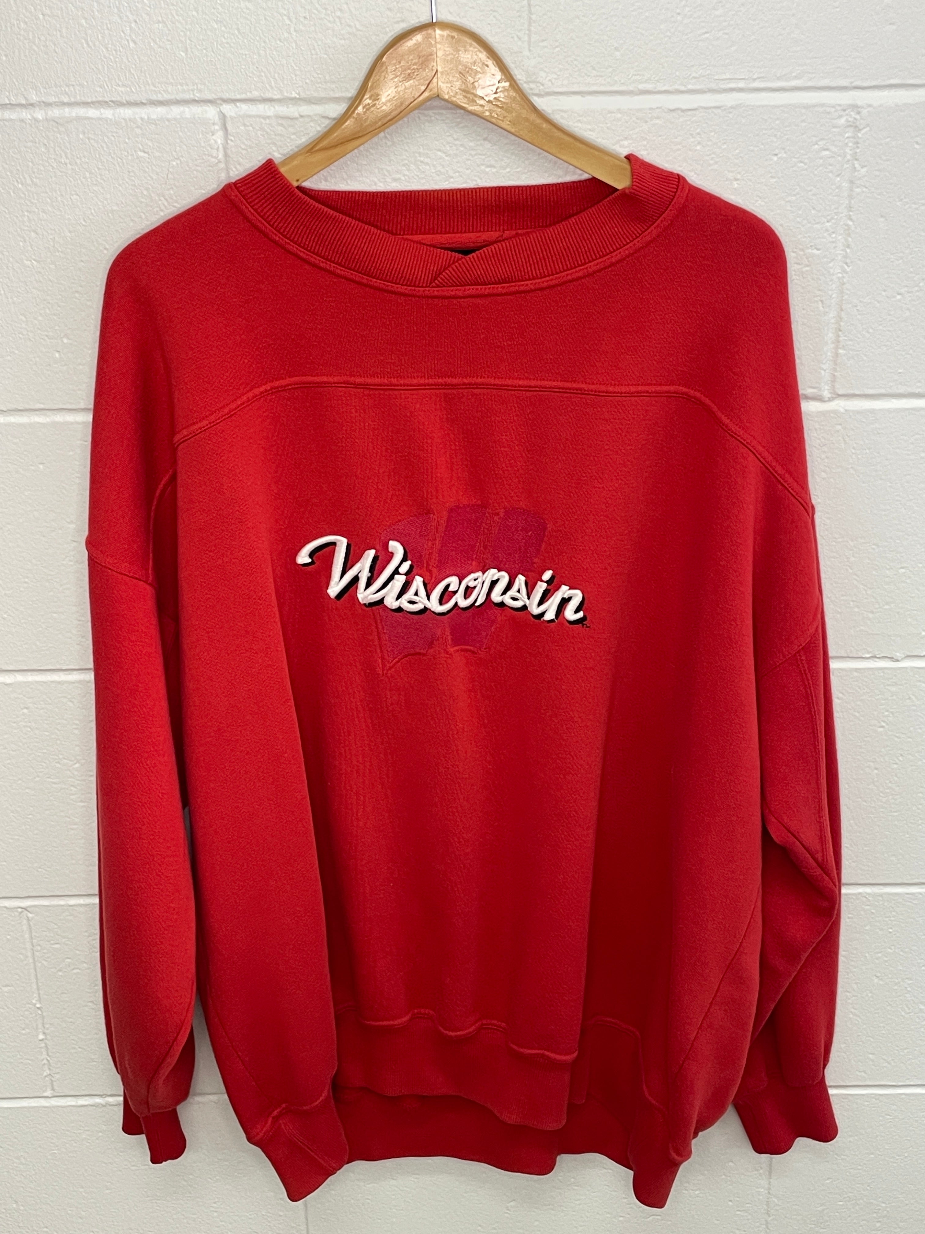 Wisconsin Red Crewneck XXL